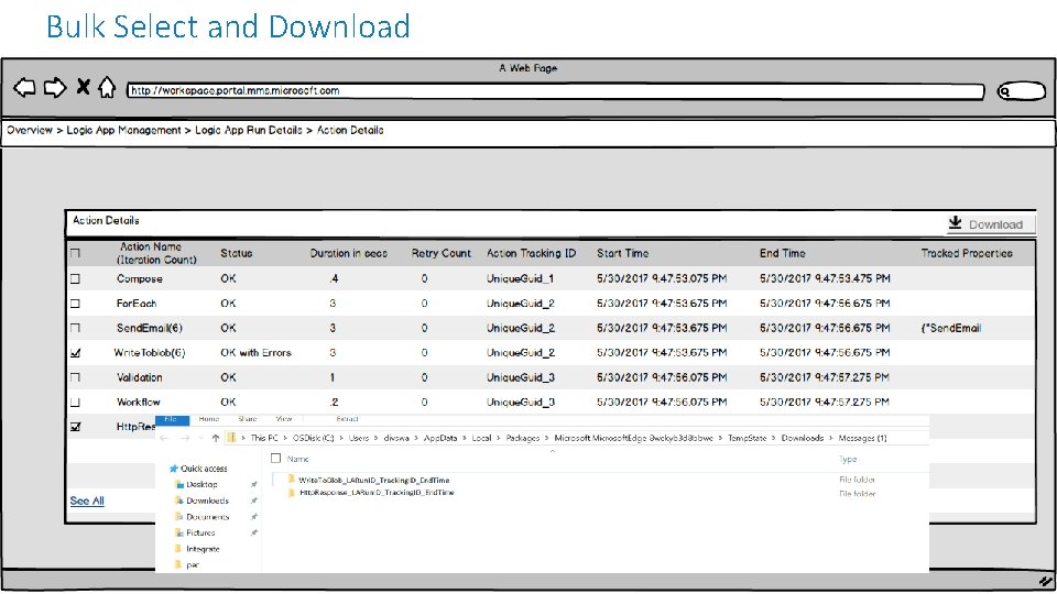 Bulk Select and Download 