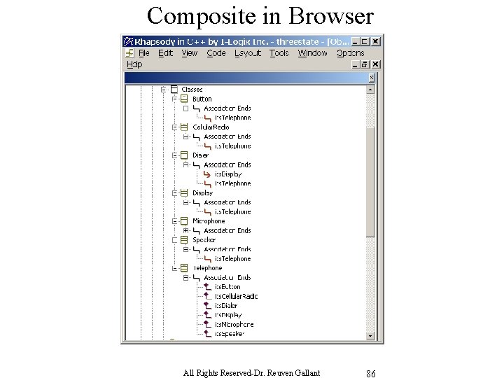 Composite in Browser All Rights Reserved-Dr. Reuven Gallant 86 