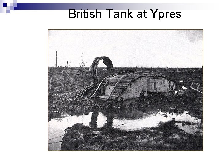British Tank at Ypres 