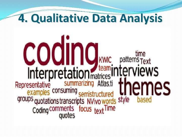 4. Qualitative Data Analysis 