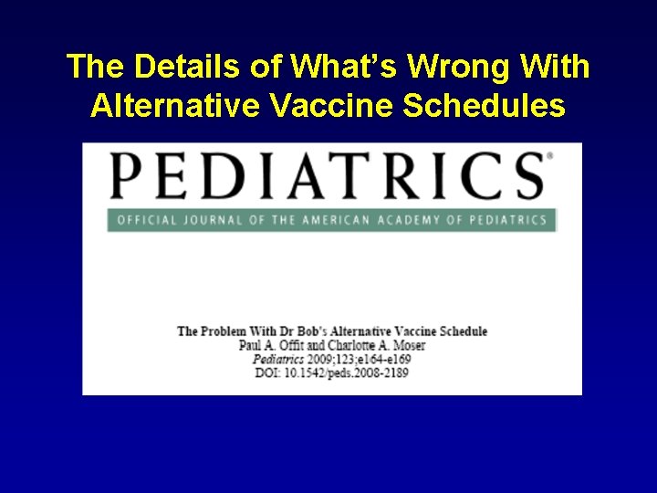 The Details of What’s Wrong With Alternative Vaccine Schedules 
