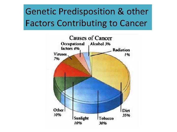 Genetic Predisposition & other Factors Contributing to Cancer 