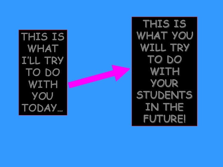 THIS IS WHAT I’LL TRY TO DO WITH YOU TODAY… THIS IS WHAT YOU