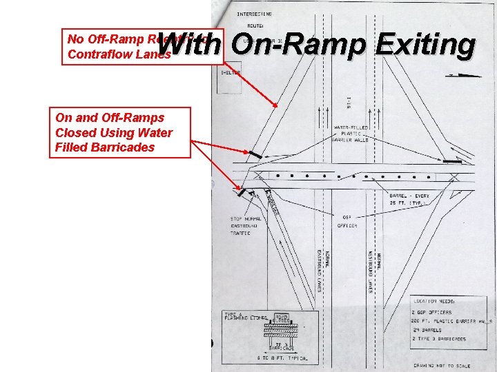 With On-Ramp Exiting No Off-Ramp Reentry to Contraflow Lanes On and Off-Ramps Closed Using With On-Ramp Exiting No Off-Ramp Reentry to Contraflow Lanes On and Off-Ramps Closed Using