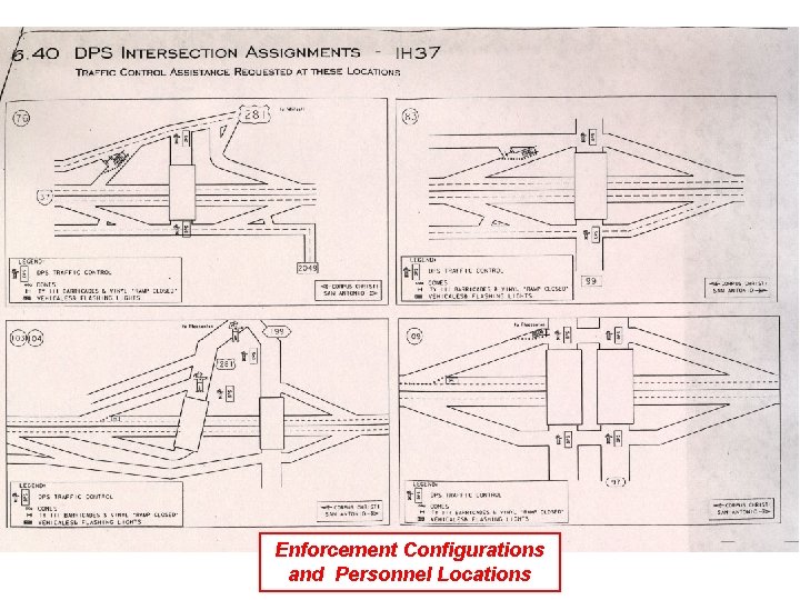 Enforcement Configurations and Personnel Locations Enforcement Configurations and Personnel Locations