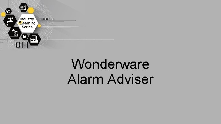 Wonderware Alarm Adviser 