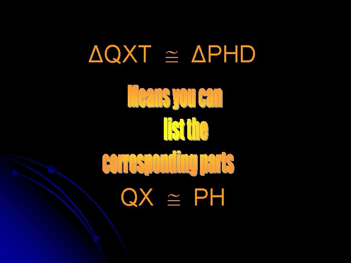 ΔQXT ΔPHD QX PH 