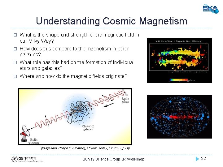 Understanding Cosmic Magnetism � What is the shape and strength of the magnetic field