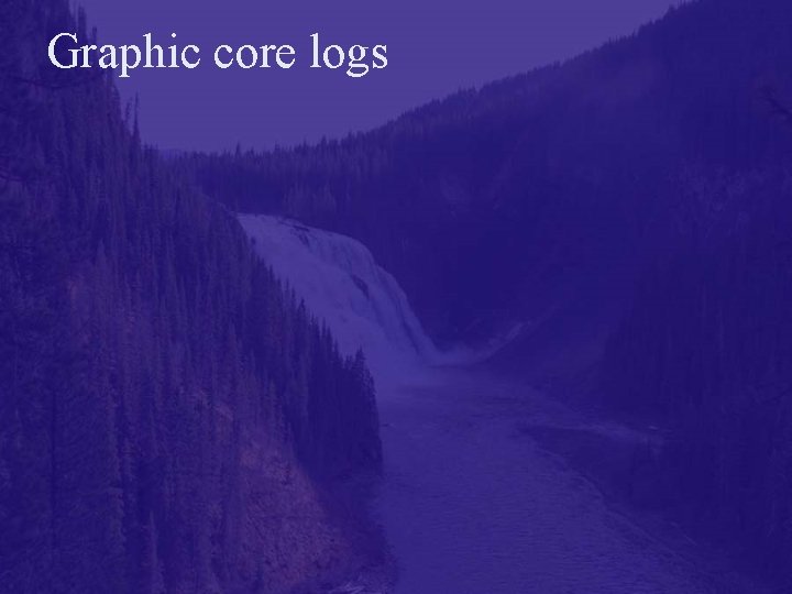 Graphic core logs 