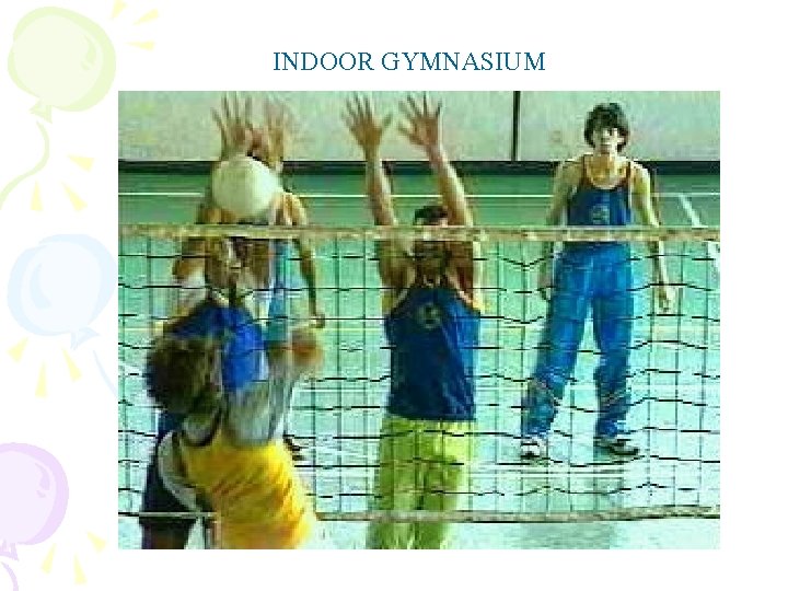 INDOOR GYMNASIUM INDOOR GYMNASIUM