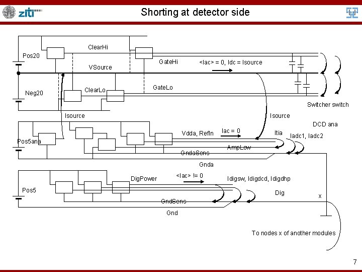 Shorting at detector side Clear. Hi Pos 20 Gate. Hi VSource Neg 20 Clear. Shorting at detector side Clear. Hi Pos 20 Gate. Hi VSource Neg 20 Clear.