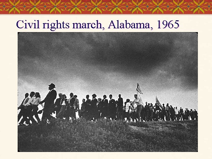 Civil rights march, Alabama, 1965 