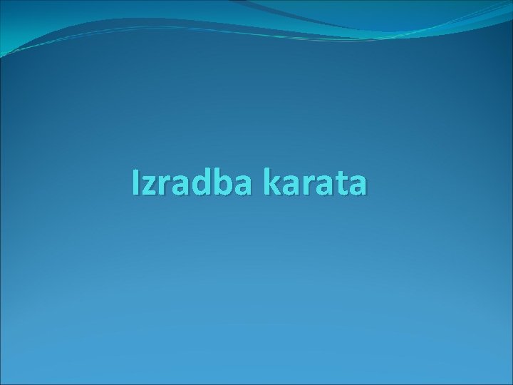 Izradba karata 