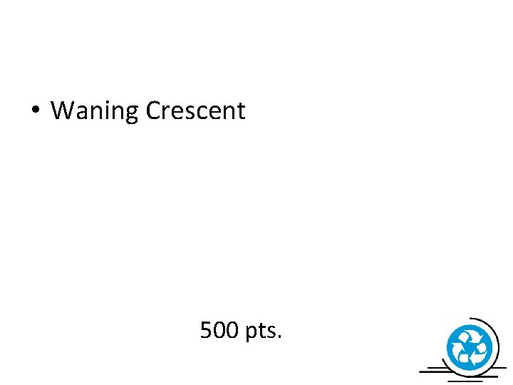  • Waning Crescent 500 pts. 