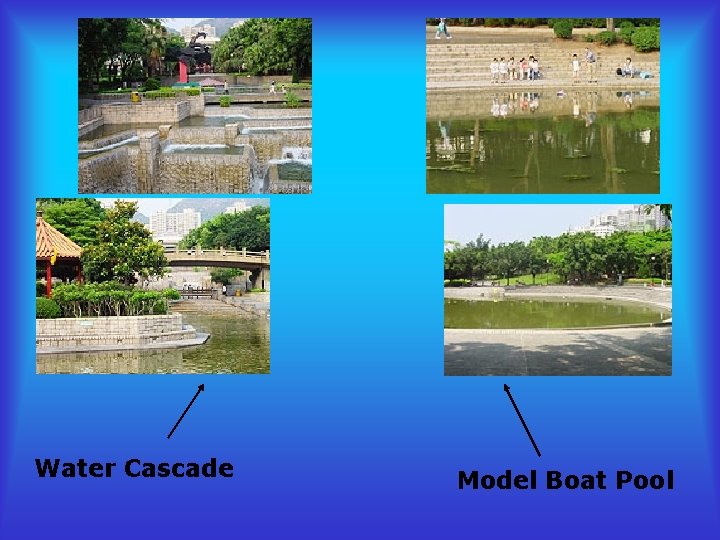  Water Cascade Model Boat Pool 