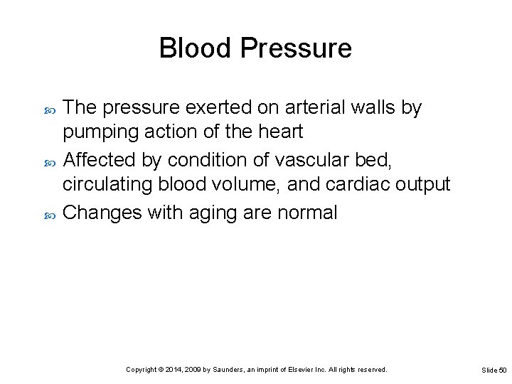 Blood Pressure The pressure exerted on arterial walls by pumping action of the heart Blood Pressure The pressure exerted on arterial walls by pumping action of the heart