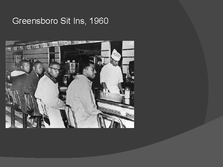 Greensboro Sit Ins, 1960 