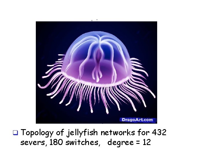 q Topology of jellyfish networks for 432 severs, 180 switches, degree = 12 