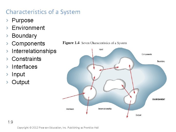 Characteristics of a System › › › › › Purpose Environment Boundary Components Interrelationships