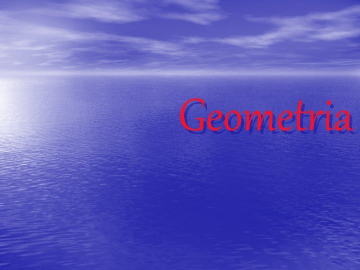 Geometria 