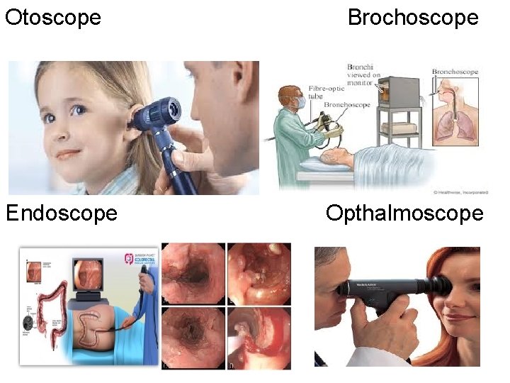 Otoscope Endoscope Brochoscope Opthalmoscope 