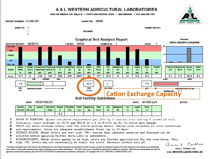 Cation Exchange Capacity 