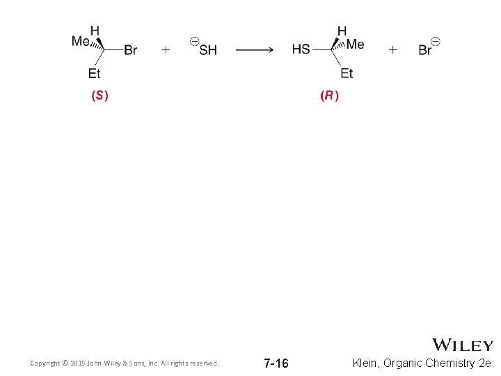 Copyright © 2015 John Wiley & Sons, Inc. All rights reserved. 7 -16 Klein,