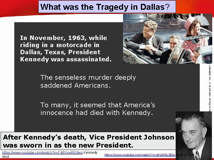 What was the Tragedy in Dallas? TEKS 8 C: Calculate percent composition and empirical