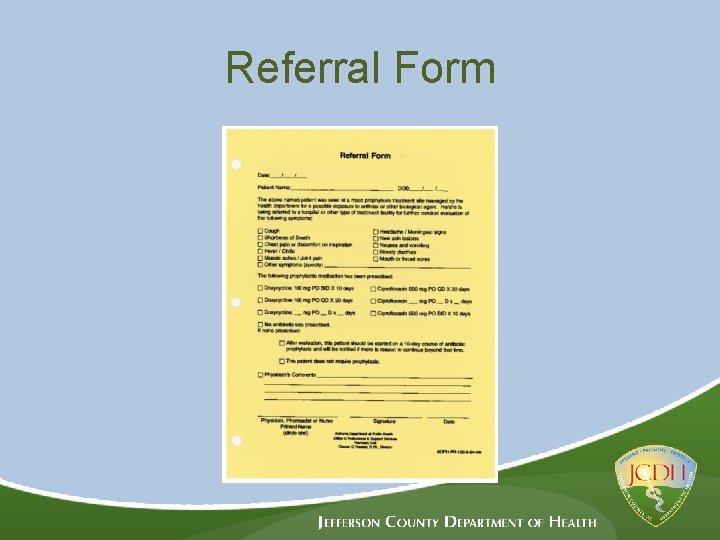 Referral Form 