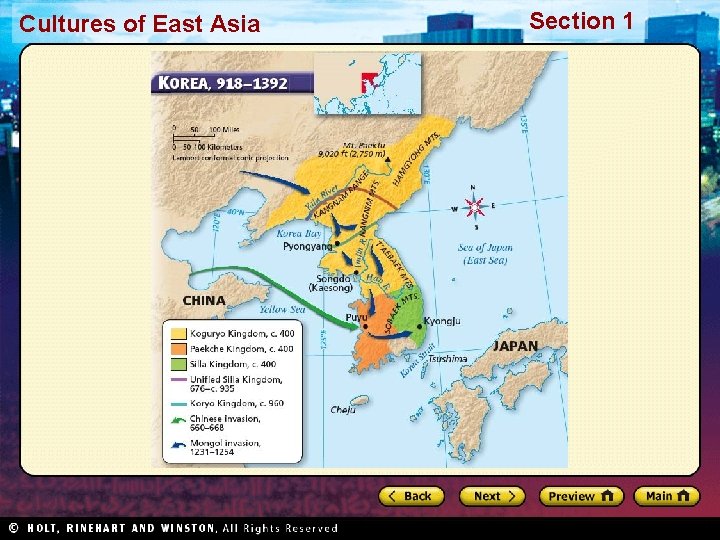 Cultures of East Asia Section 1 