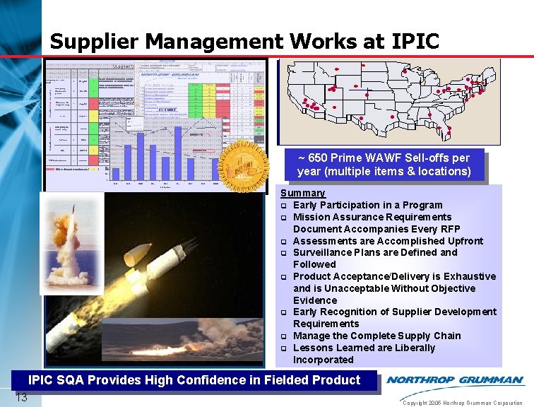 Supplier Management Works at IPIC • • • • • • • • •