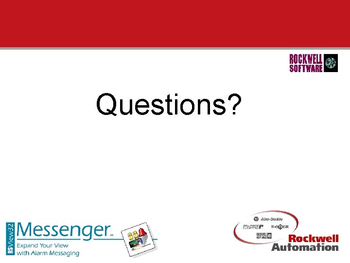 Questions? 