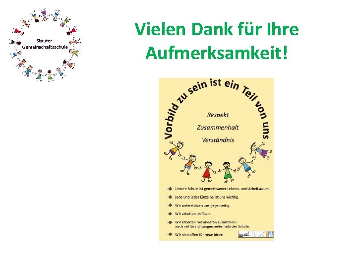 Vielen Dank für Ihre Aufmerksamkeit! 