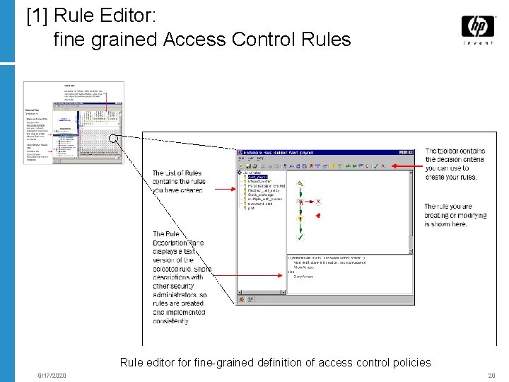 [1] Rule Editor: fine grained Access Control Rules Rule editor fine-grained definition of access
