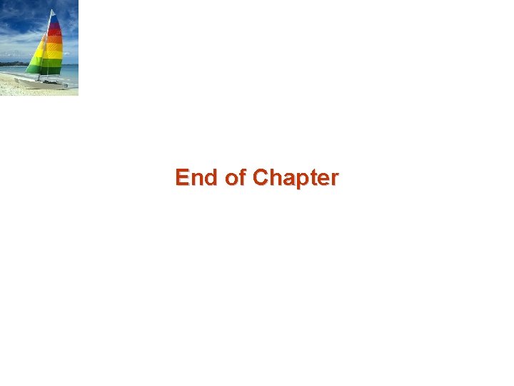 End of Chapter 