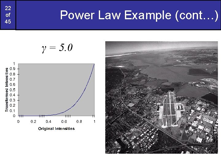 22 of 45 Power Law Example (cont…) γ = 5. 0 