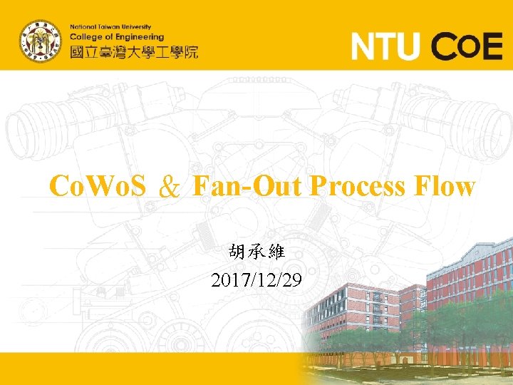 Co. Wo. S ＆ Fan-Out Process Flow 胡承維 2017/12/29 