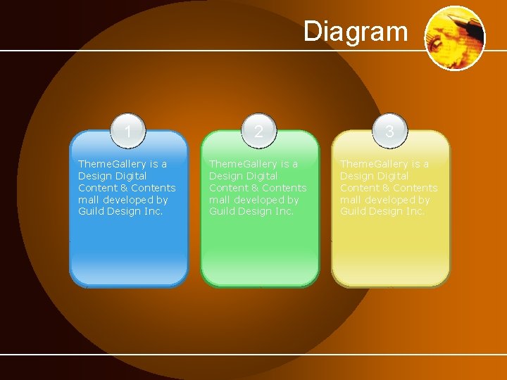 Diagram 1 2 3 Theme. Gallery is a Design Digital Content & Contents mall