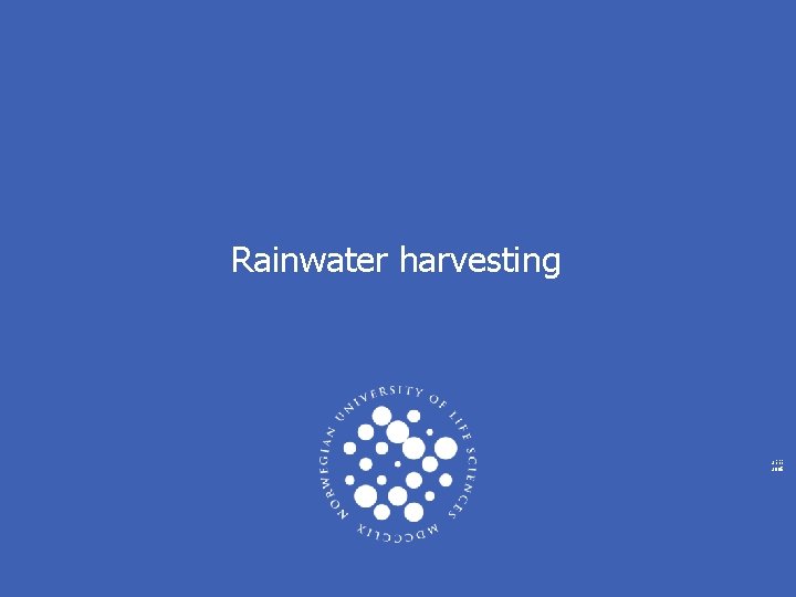 Rainwater harvesting 2111 2005 Rainwater harvesting 2111 2005