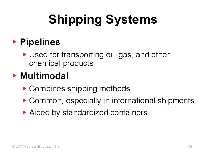 Shipping Systems ▶ Pipelines ▶ Used for transporting oil, gas, and other chemical products