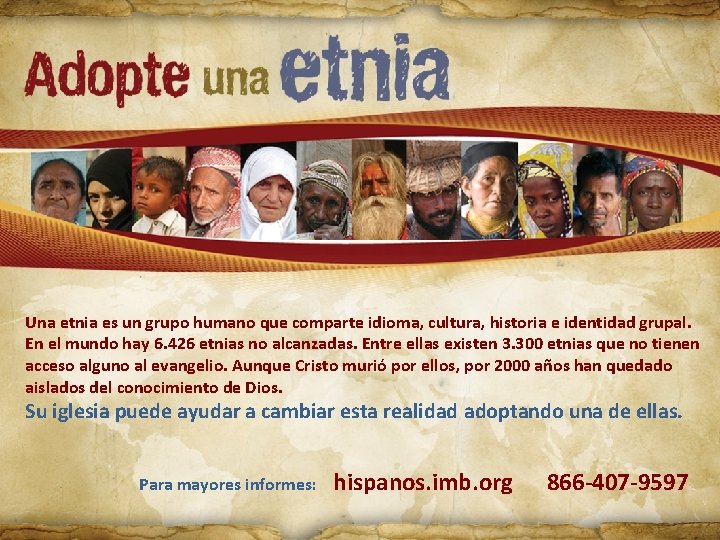 Una etnia es un grupo humano que comparte idioma, cultura, historia e identidad grupal.