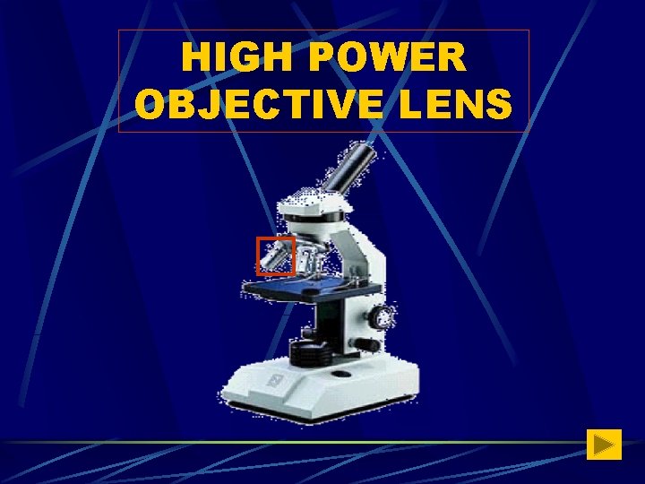 HIGH POWER OBJECTIVE LENS 