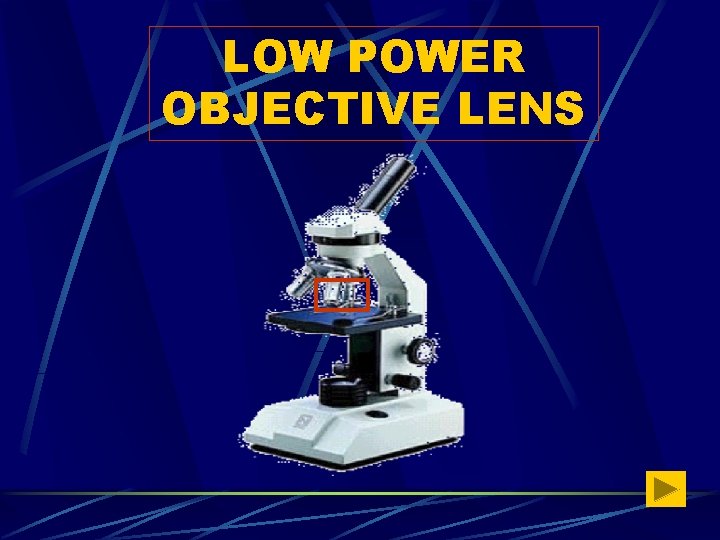 LOW POWER OBJECTIVE LENS 