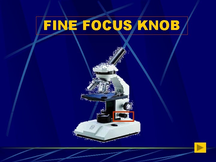 FINE FOCUS KNOB 