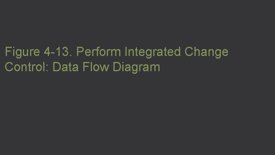 Figure 4 -13. Perform Integrated Change Control: Data Flow Diagram 