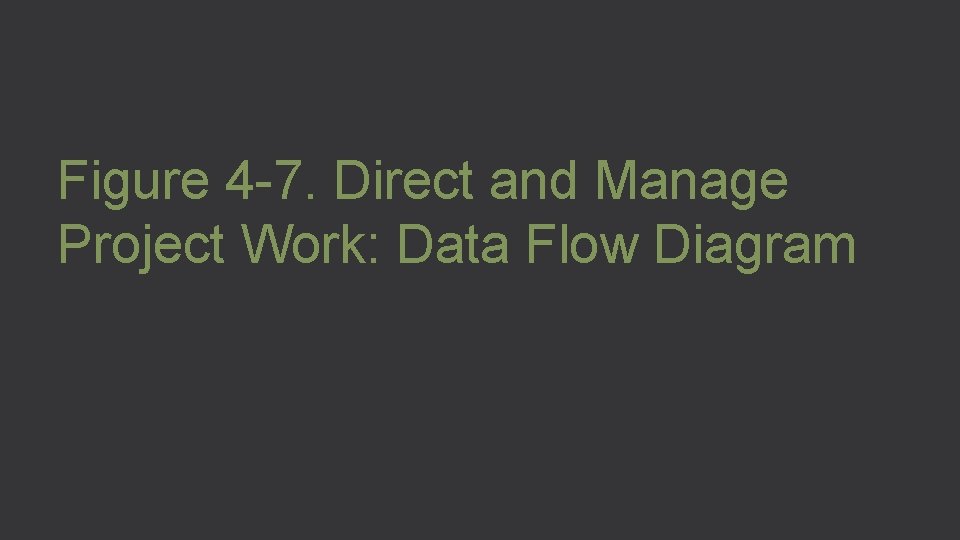 Figure 4 -7. Direct and Manage Project Work: Data Flow Diagram 