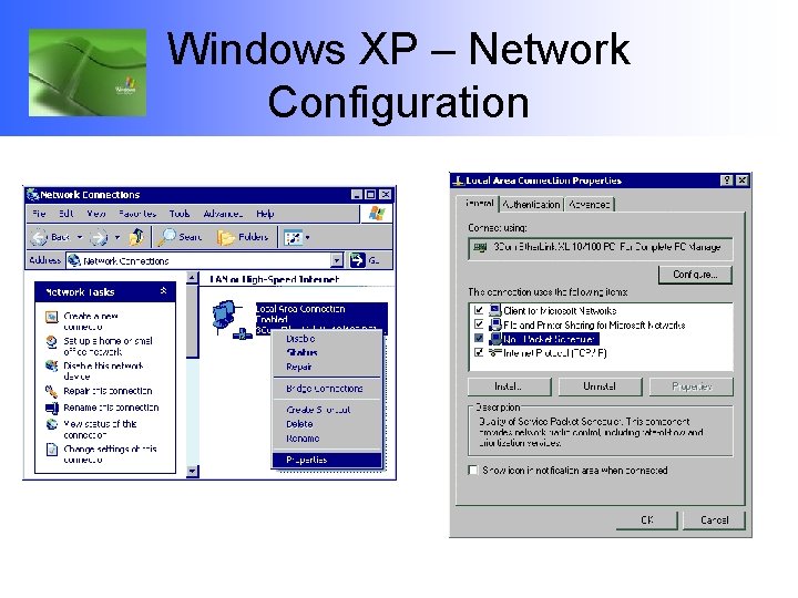 Windows XP – Network Configuration 