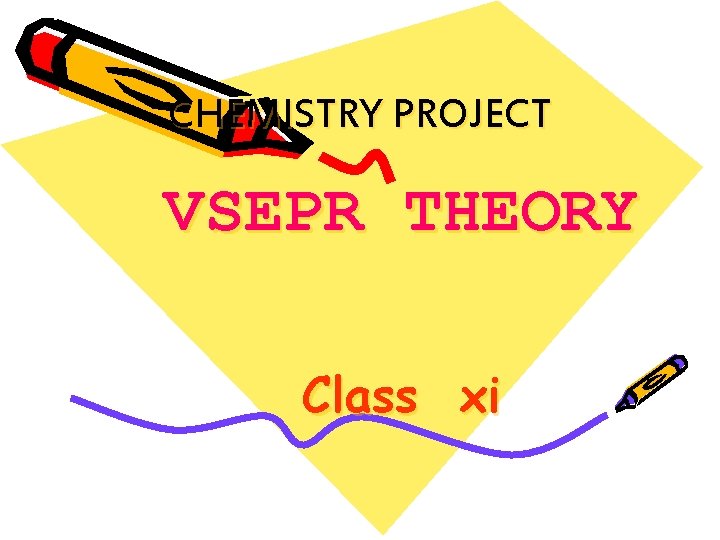 CHEMISTRY PROJECT VSEPR THEORY Class xi 