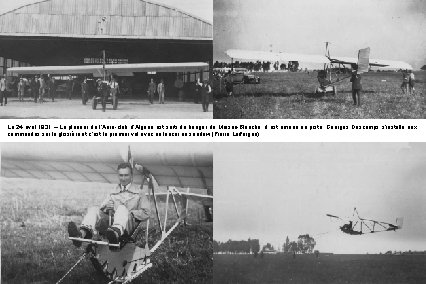 Le 24 avril 1931 – Le planeur de l’Aéro-club d’Algérie est sorti du hangar