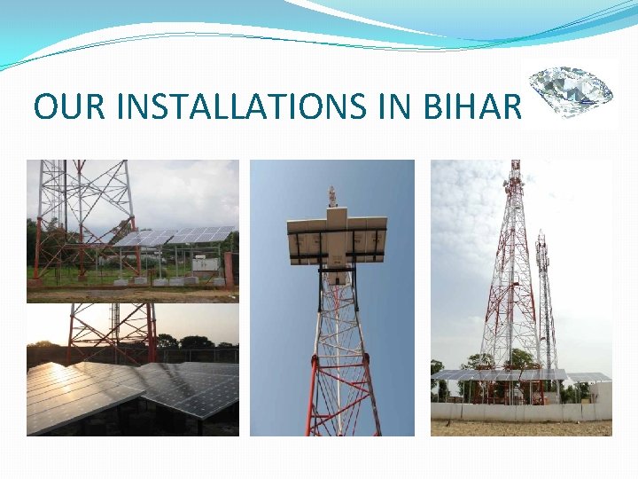 OUR INSTALLATIONS IN BIHARRAR OUR INSTALLATIONS IN BIHARRAR